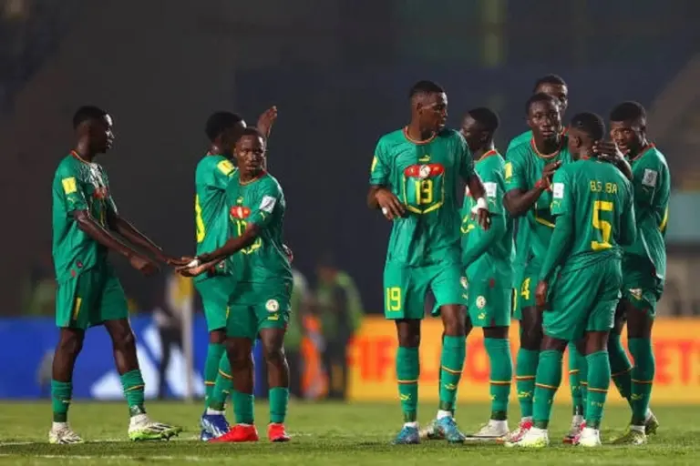 Les U17 du SÃ©nÃ©gal cÃ©lÃ¨brent leur but