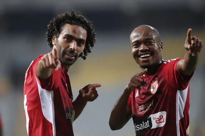 Des joueurs du club Ã©gyptien d'Al Ahly