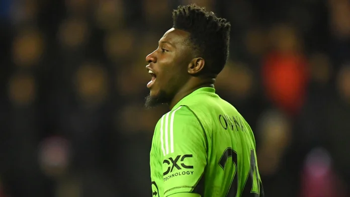 Le gardien de but du Cameroun, AndrÃ© Onana