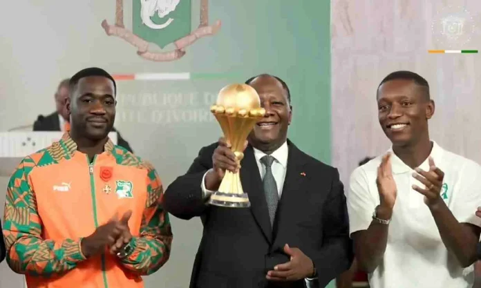 Alassane Ouattara, Emerse FaÃ© et Simon Adingra