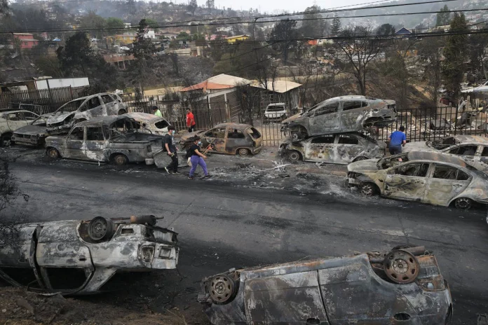 INCENDIES AU CHILI