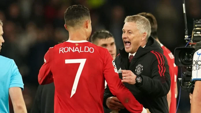 Ole Gunnar Solskjaer et Cristiano Ronaldo