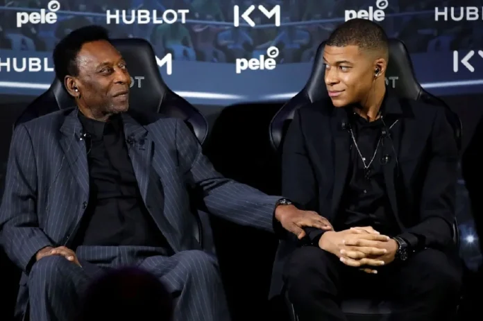 PelÃ© et Kylian MbappÃ© Â© Christian Hartmann/Reuters