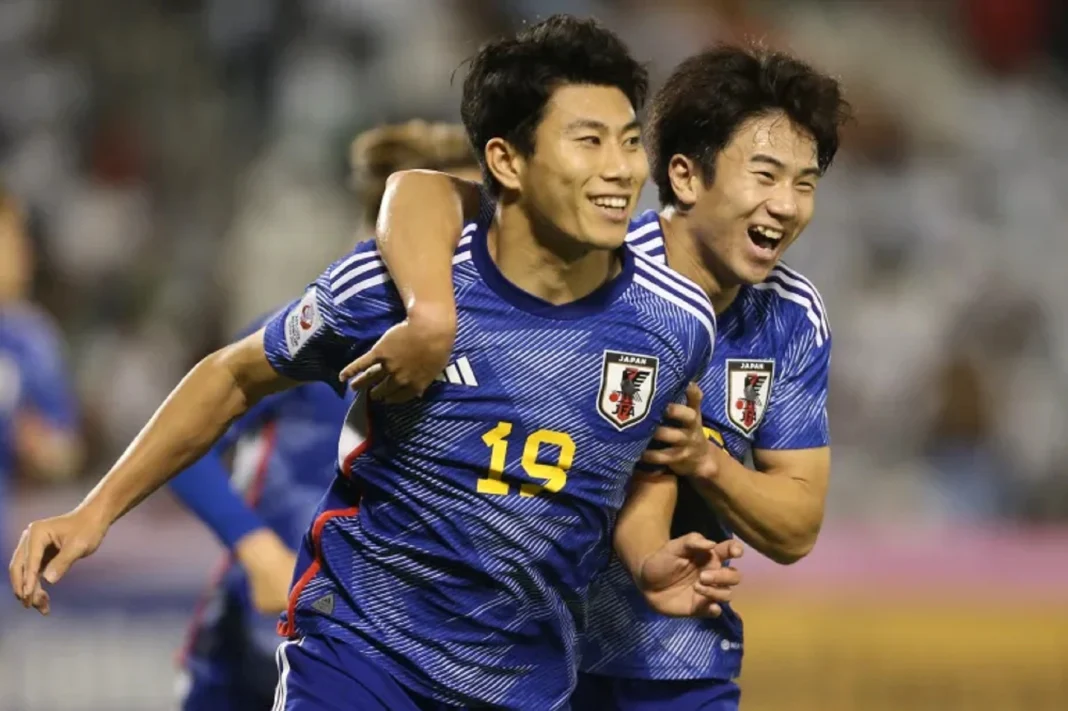 Des joueurs U23 japonais