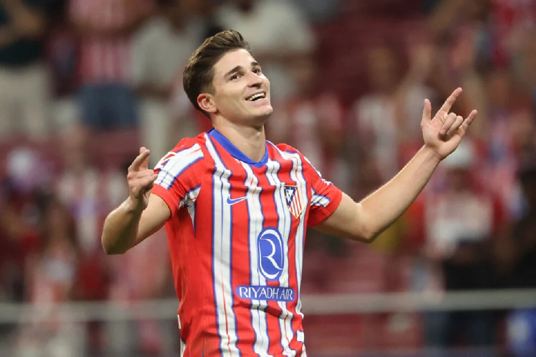 Julian Alvarez sous le maillot de l'Atletico Madrid @AFP