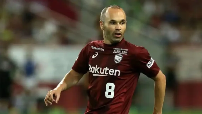 Andres Iniesta sous le maillot de Vissel Kobe @90 min