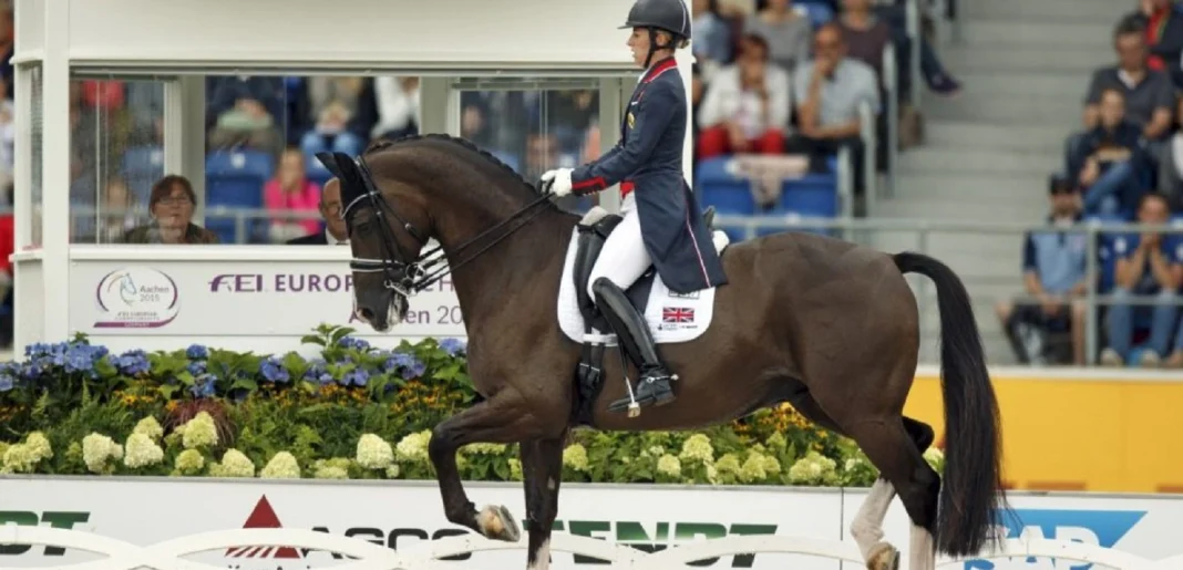 La cavaliÃ¨re britannique Charlotte Dujardin