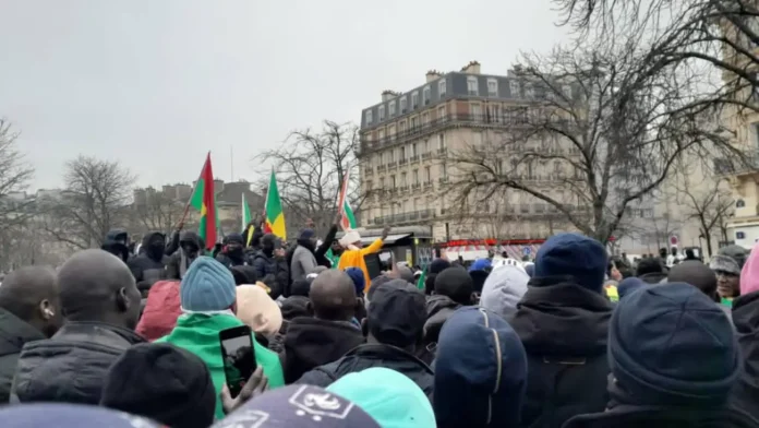 Manifestation aÌ€ Paris