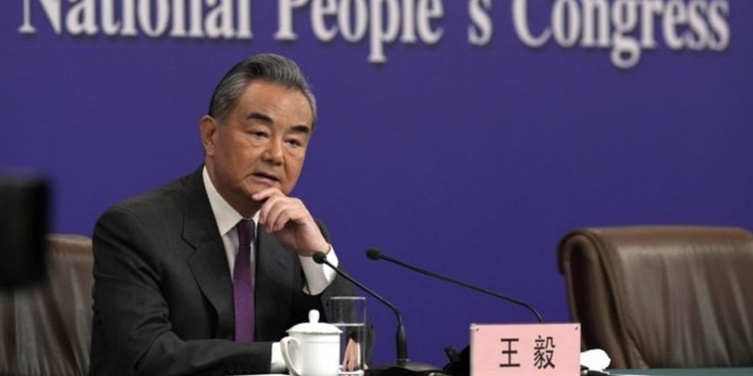 Le ministre des Affaires Ã©trangÃ¨res chinoises, Wang Yi