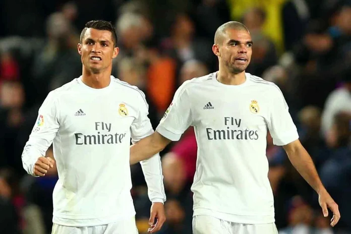 Cristiano Ronaldo et Pepe